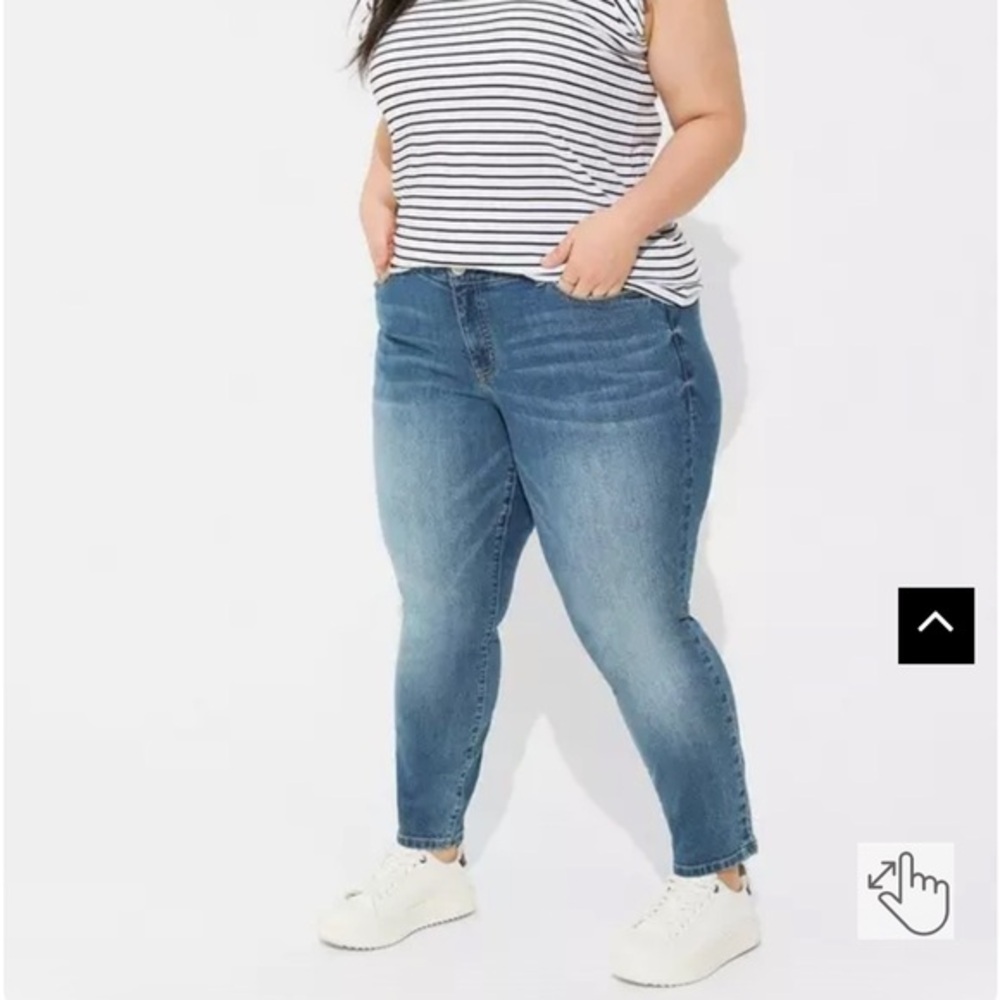 NWT Torrid Perfect Skinny Ankle Vintage Stretch Mid-rise Jean